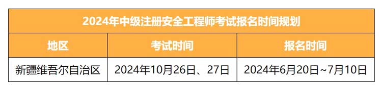 新疆2024年中级注册安全工程师职业资格考试时间已公布.jpg