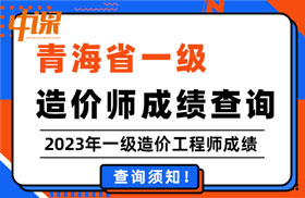 青海省2023年一级造价工程师的成绩查询时间及查询方法