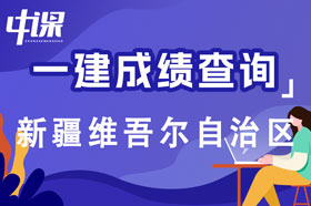 2023年新疆维吾尔自治区一级建造师成绩查询流程