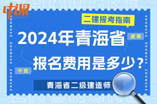 青海省2024年二级建造师考试报名费用是多少？