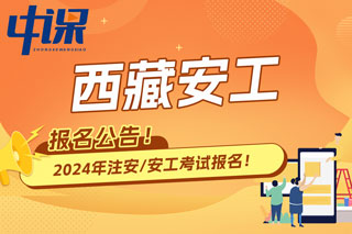 西藏2024年中级注册安全工程师考试报名公告已出