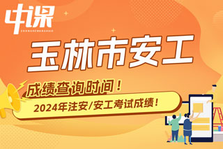 广西玉林市2024年中级注册安全工程师考试成绩查询时间