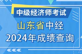 山东省2024年初级、中级经济师考试成绩查询方法和网址