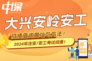 大兴安岭2024年中级注册安全工程师考试成绩查询网址与方法