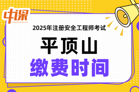 河南省平顶山市2025年中级注册安全工程师缴费时间与缴费金额